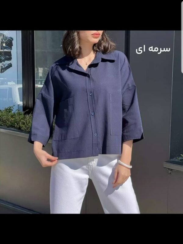 شومیز باکسی لنین دوجیب