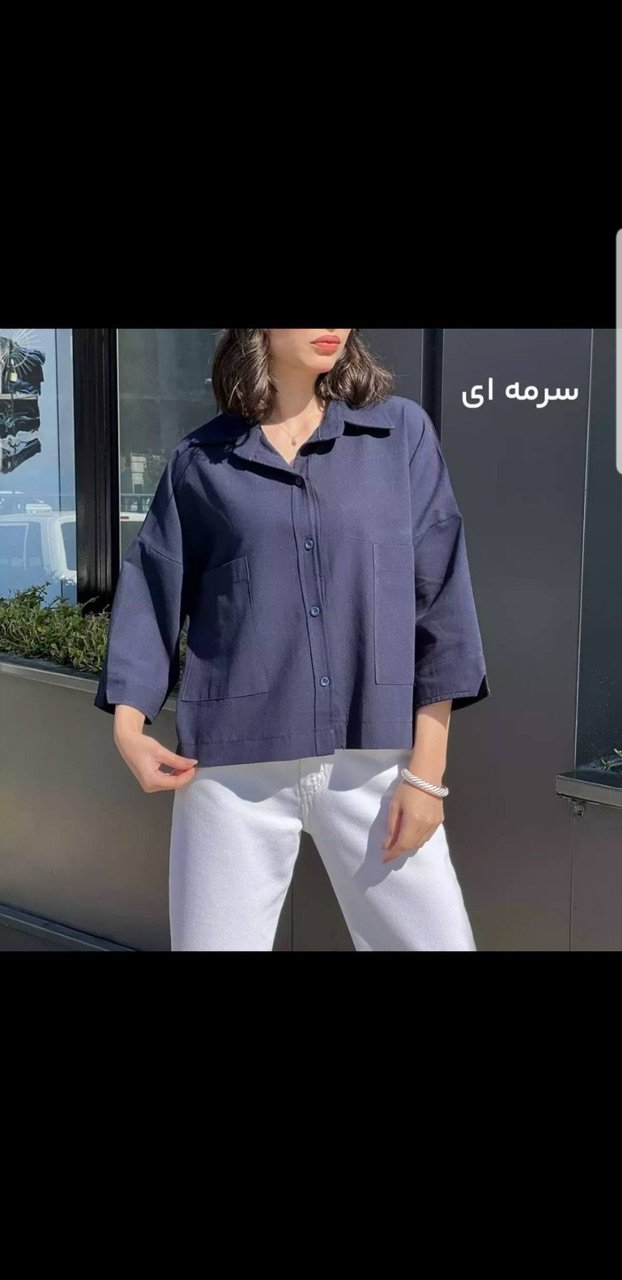 شومیز باکسی لنین دوجیب