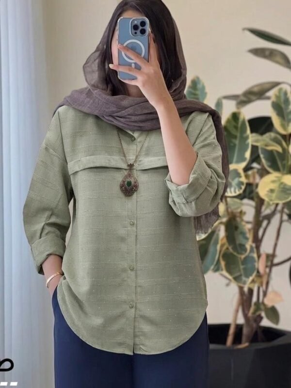 شومیز جلو پیلی قواره دار